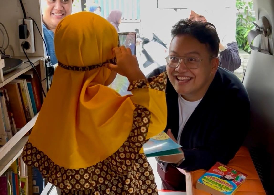 Bangun Generasi Cerdas, Abraham Garuda Laksono Dorong Minat Baca Anak PAUD Tangerang